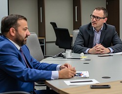 Two guys in a conference