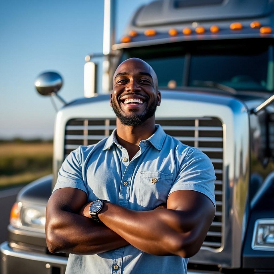 The owner of a new trucking company