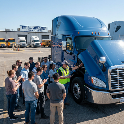 Truck driving school and career development center